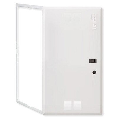 Leviton Structured Media Center Premium Hinged Vented Cover, 28 In.